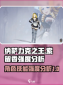 纳萨力克之王索留香强度怎么样介绍