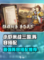 小虾米战三国🔥最强阵容搭配推荐！💡