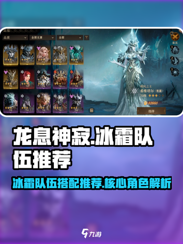 龙息神寂冰霜队伍推荐介绍截图1
