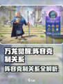 万龙觉醒阵容克制关系有哪些介绍