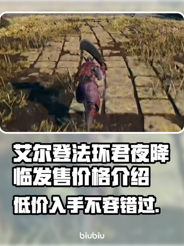 艾尔登法环🔥君夜降临💥发售价格大曝光！仅18字截图1