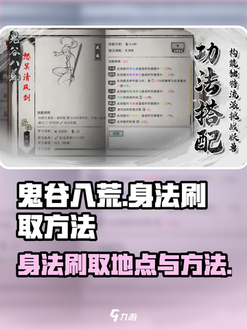 鬼谷八荒💡身法刷满级最快方法在这里！截图1