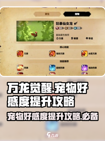 万龙觉醒💥宠物好感度快速提升秘籍💡截图1