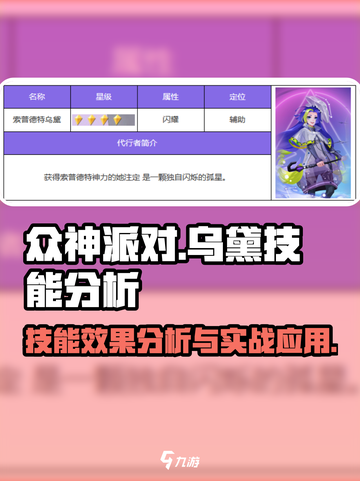 众神派对乌黛技能好用吗介绍截图1