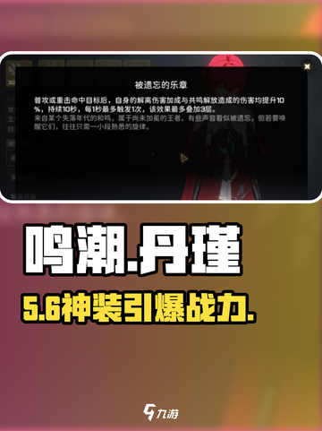 🔥鸣潮丹瑾声骸神选！💥截图1