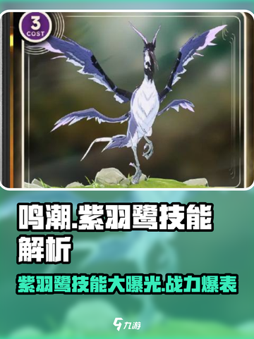 鸣潮🔥紫羽鹭技能超详细分享🎉游戏党必看！截图1