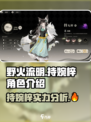 野火流明持婉梓🔥《原神》角色全解析！✨