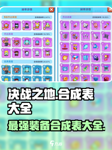 决战之地合成表大全介绍截图1