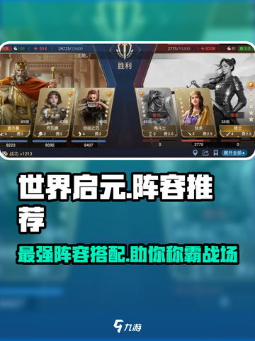 世界启元🔥最强阵容推荐，玩转热门搭配！截图1