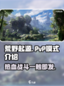 荒野起源有pvp吗介绍