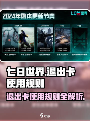 七日世界剧本退出卡怎么用介绍截图1