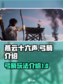 燕云十六声弓箭是什么介绍