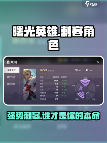 曙光英雄哪个刺客厉害介绍截图1