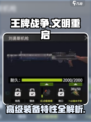 王牌战争🔥高级装备特性大揭秘！💥