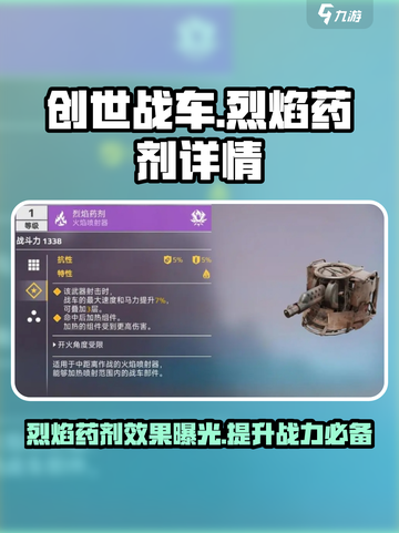 创世战车🔥烈焰药剂详解，助你战力飙升！截图1