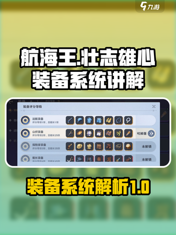 航海王壮志雄心装备系统怎么样介绍截图1