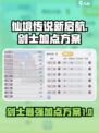 仙境传说新启航🔥剑士加点方案大曝光！✨