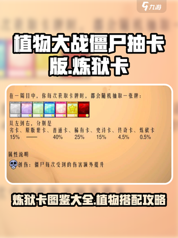 植物大战僵尸抽卡版炼狱卡图鉴介绍截图1