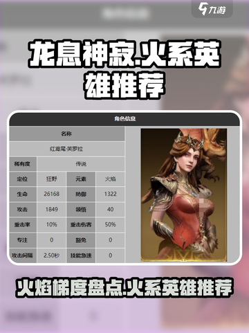 龙息神寂火焰梯度盘点介绍截图1