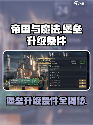 帝国与魔法堡垒升级条件是什么介绍截图1