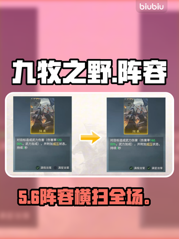 🔥九牧之野神阵容曝光！💥截图1