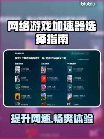 网游加速器推荐💥，选对加速器玩手游更爽！🎮截图1