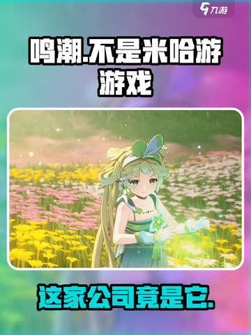 鸣潮不是米哈游的！这款游戏竟来自这家公司🔥🎮截图1