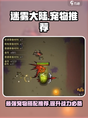 迷雾大陆🔥宠物推荐｜最强搭配带你躺赢游戏截图1