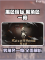 黑色信标🔥男角色大揭秘！玩转游戏必备✔