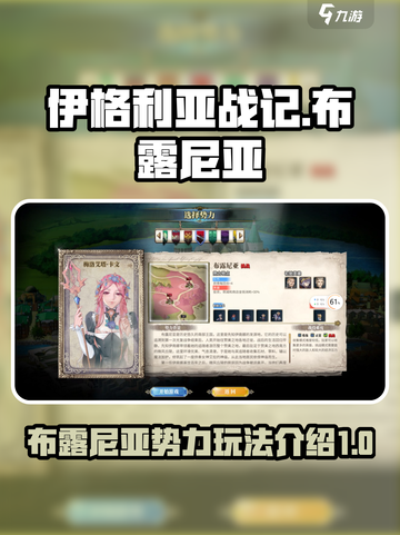 伊格利亚战记布露尼亚势力怎么样介绍截图1