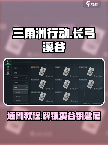 三角洲行动长弓溪谷钥匙房怎么刷介绍截图1