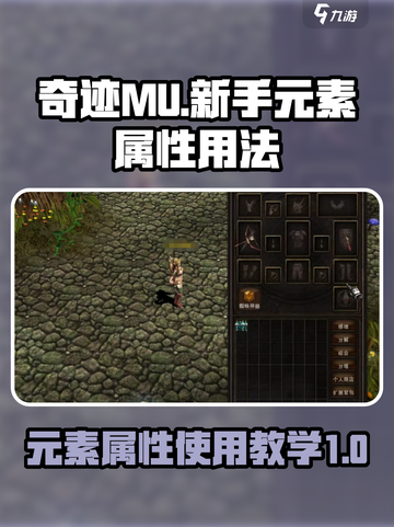 奇迹mu新手元素属性怎么用介绍截图1