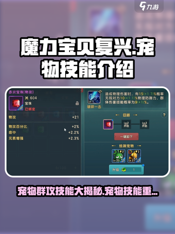 魔力宝贝复兴宠物群攻技能介绍介绍截图1