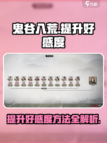 鬼谷八荒好感度怎么提升介绍截图1