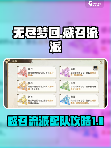 无尽梦回感召流派玩法介绍介绍截图1