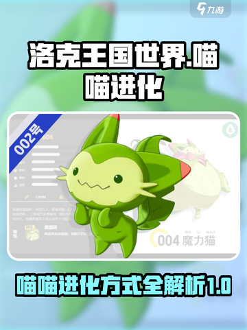 洛克王国世界喵喵进化方式介绍截图1
