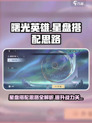 曙光英雄星盘搭配思路有哪些介绍截图1
