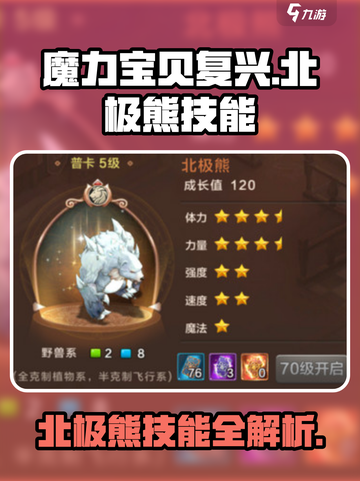 魔力宝贝复兴北极熊技能介绍介绍截图1