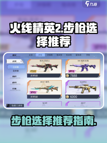 火线精英2步枪怎么选介绍截图1