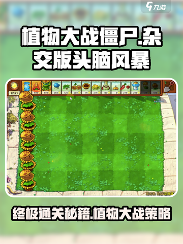 植物大战僵尸杂交版🔥头脑风暴通关秘籍🎉截图1
