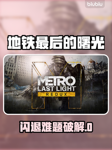 🎮地铁最后的曙光闪退？一招解决！截图1