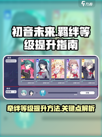 初音未来缤纷舞台羁绊等级是什么介绍截图1