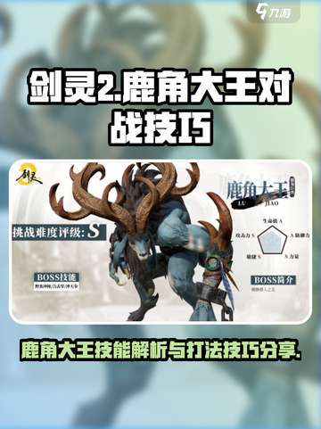 剑灵2鹿角大王对战技巧介绍截图1