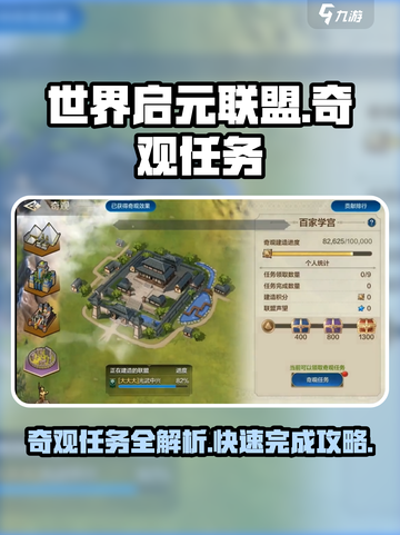 世界启元联盟🔥奇观任务轻松完成攻略🎉截图1