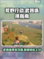 荒野起源武器推荐指南介绍