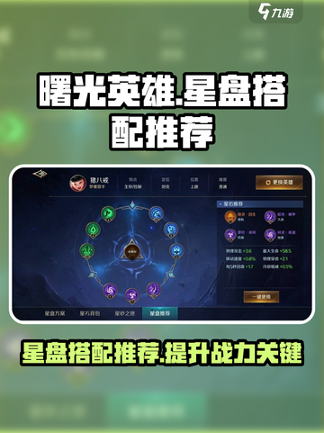 曙光英雄星盘搭配该如何选择介绍截图1
