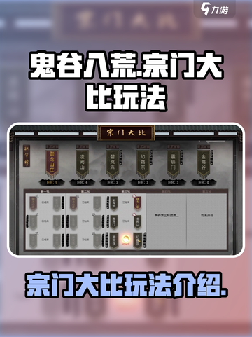 鬼谷八荒宗门大比🔥玩法超全攻略🎉截图1