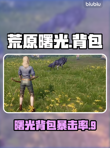 🔥《荒原曙光》背包神技曝光！✨截图1