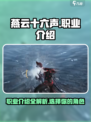 燕云十六声职业介绍介绍