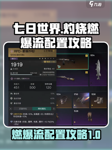 七日世界🔥灼烧燃爆流配置攻略来啦！⚡截图1